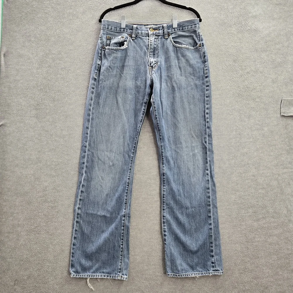 J Crew Men Jeans 32x32 Blue Denim‎ Straight 30